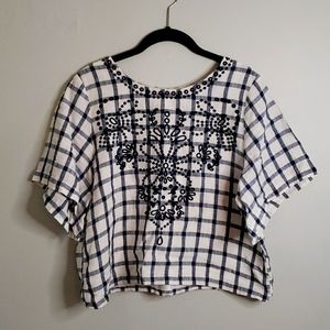 Anthropologie linen top